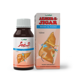 Akseer Jigar Syrup – Drying, Astringent, Controls Bleeding, Strengthens Muscles, Treats Anemia